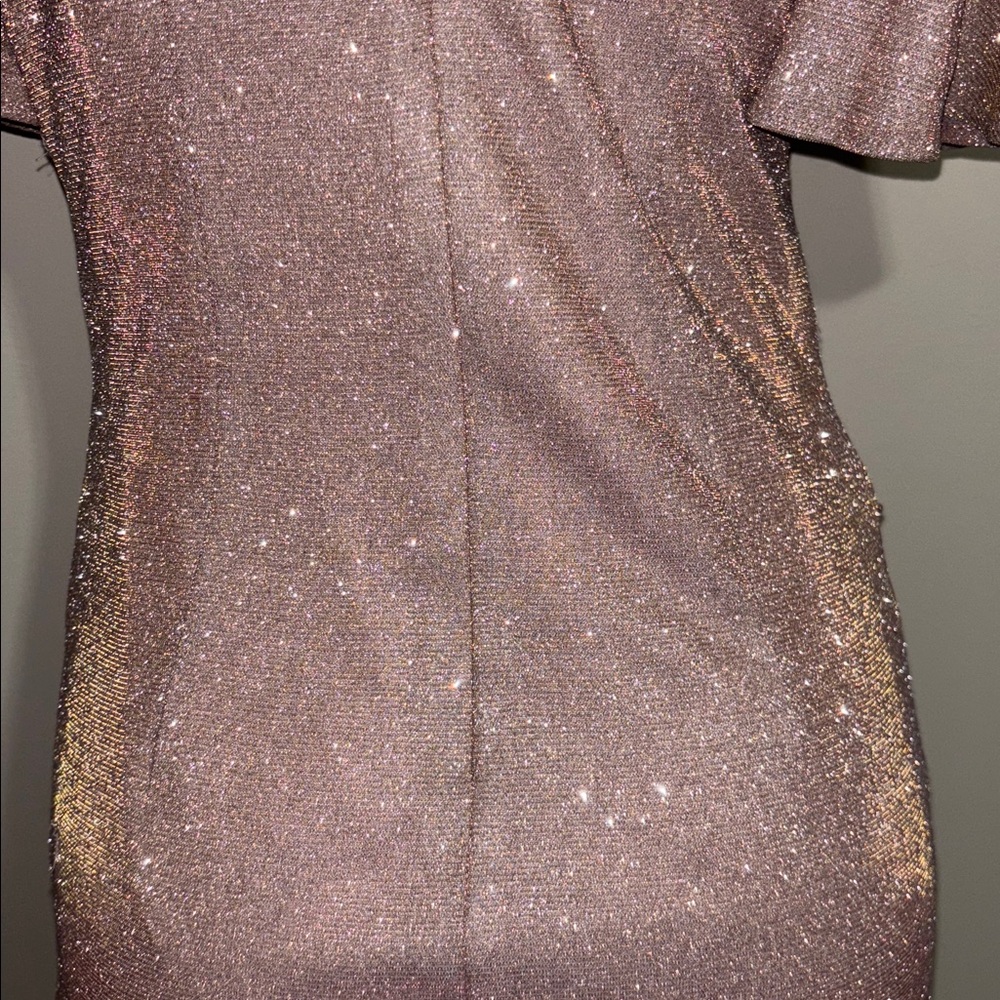 Betsy & Adams Glitter Bell-Sleeves Dress size 12 - Picture 7 of 8